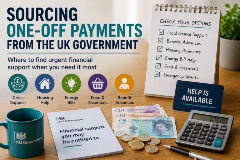 Sourcing One Off Payments From UK Government
