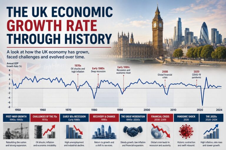 UK Economic Growth Rate Through History
